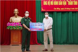 Bộ CHQS tỉnh Cao Bằng phát động tham gia ủng hộ mô hình dân vận 